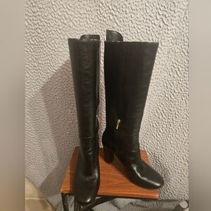 Banana Republic Black Heeled Boots